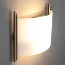Wall light Filippa, 31 cm, satin nickel