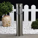 Enja Stainless Steel Pillar Lamp with Fins