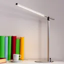 Kolja LED Desk Lamp in Silver Grey