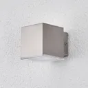 Stainless steel LED outdoor wall light Lydia