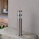 Lanea stainless steel pillar light with LEDs 40 cm