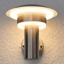 LED stainless steel outdoor wall light Lillie