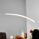 Lorian curved LED pendant light