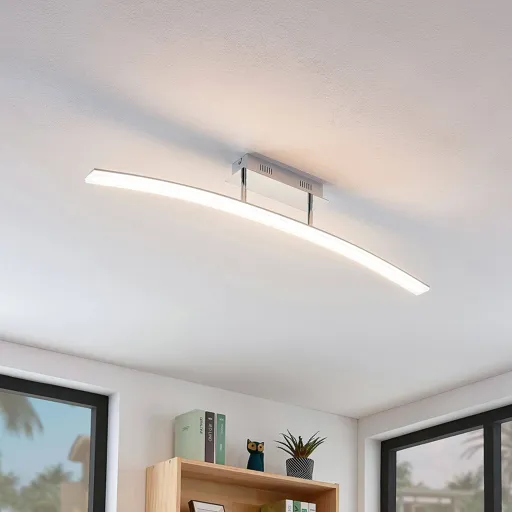 Curved LED ceiling light Lorian