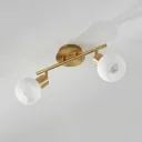 Ceiling light Elaina, E14 LED light bulbs,brass