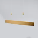 Rothfels Malu LED hanging light, gold, 100 cm