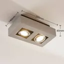 2-bulb Vince LED ceiling light