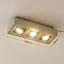 3-bulb Vince LED ceiling light