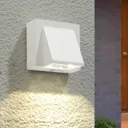 Marik white LED outdoor wall light