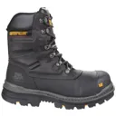 Caterpillar Mens Premier Waterproof Safety Boots - Black, Size 7