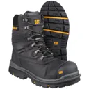Caterpillar Mens Premier Waterproof Safety Boots - Black, Size 8