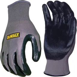 DeWalt Nitrile Nylon Gloves - L