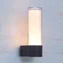 Dropa LED outdoor wall light, RGBW smart