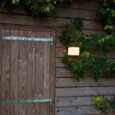 Doblo LED outdoor wall light, height 15 cm