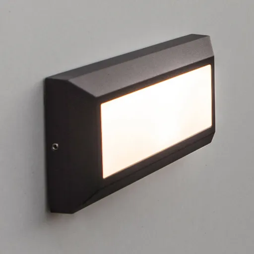 Helena LED outdoor wall light, shining widely