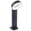Meridian LED pillar light with ring-shaped head