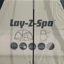 Lay-Z-Spa Black & grey Polyester fibre Dome