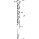 Bosch Series 3 SDS Plus Masonry Drill Bit - 5mm, 160mm, Pack of 1