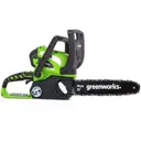 Greenworks G40CS30 40v Cordless Chainsaw 300mm - 1 x 2ah Li-ion, Charger