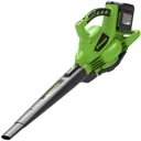 Greenworks GD24X2BV 48v Cordless Leaf Blower and Vacuum (Uses 2 x 24v) - 2 x 4ah Li-ion, Charger