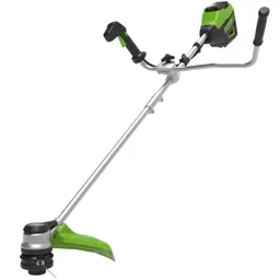 Greenworks GD60BCB 60v Cordless Grass Trimmer with Bike Handle - No Batteries, No Charger
