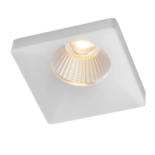 GF design Squary recessed lamp IP54 white 3,000 K