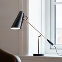 Retro table lamp Birdy in black/brass