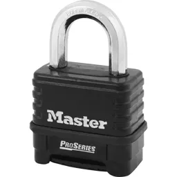 Masterlock Pro Series Die Cast Zinc Body Combination Padlock - 57mm, Standard