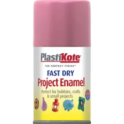 Plastikote Dry Enamel Aerosol Spray Paint - Hot Pink, 100ml