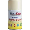 Plastikote Dry Enamel Aerosol Spray Paint - De La Creme, 100ml