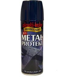 Plastikote Metal Protekt Aerosol Spray Paint - Royal Blue, 400ml