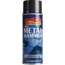 Plastikote Metal Paint Hammer Aerosol Spray Paint - Black, 400ml