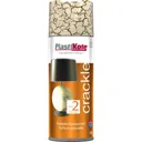 Plastikote Crackle Touch Aerosol Spray Paint - Heritage Gold, 400ml