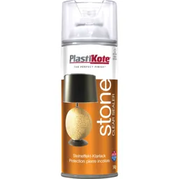 Plastikote Fleckstone Spray Paint - Clear, 400ml