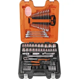 Bahco S87+7 94 Pieces 1/4 and 1/2In Drive Socket and Spanner Set - Combination