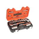 Bahco S330 34 Piece 1/4In and 3/8In Drive Socket Set - Combination