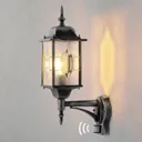 Milano outdoor wall light with a motion detector