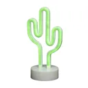 Cactus LED decorative light, battery-powered