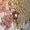 Fenix outdoor wall light in copper, hanging