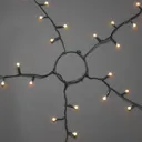 LED tree lights with pre-installed globes 200-bulb