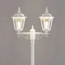 Firenze lamp post, 2-bulb, white