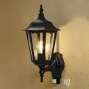 Firenze outdoor wall lamp, sensor, standing, white