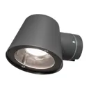 Trieste aluminium outdoor wall light, anthracite