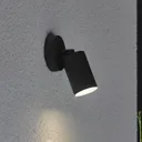 New Modena outdoor wall light, GU10 spot, black