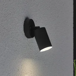 New Modena outdoor wall light, GU10 spot, black