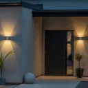Pavia LED outdoor wall light, dark grey
