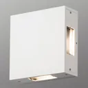 Cremona LED outdoor wall light, adjustable, white