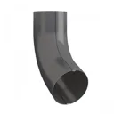 Lindab Rainline BK 70° Conical Pipe Bend 75mm Dark Grey