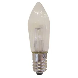 E10 0.1 W 10-55 V LED spare bulbs, 3-pack, candle