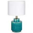 Fabric table lamp Cous with ceramic base